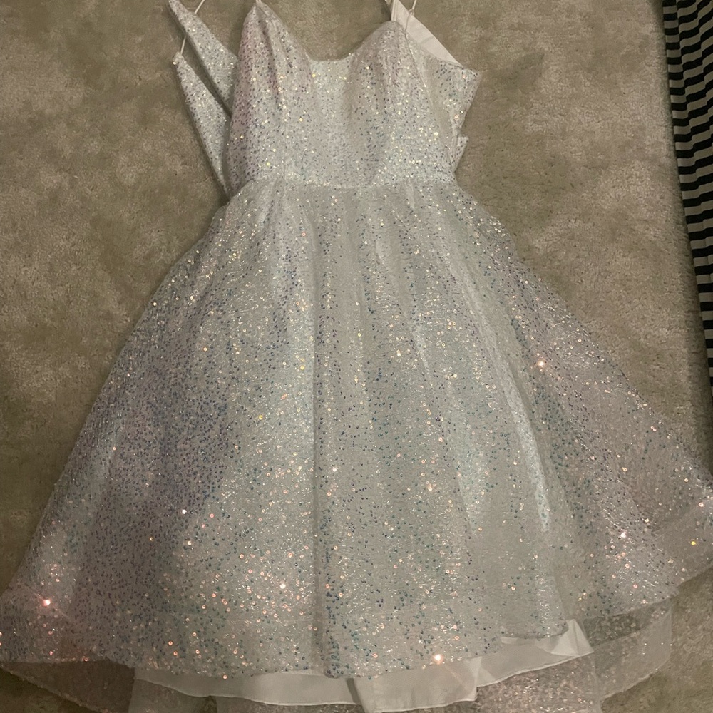 White Sparkle Dress